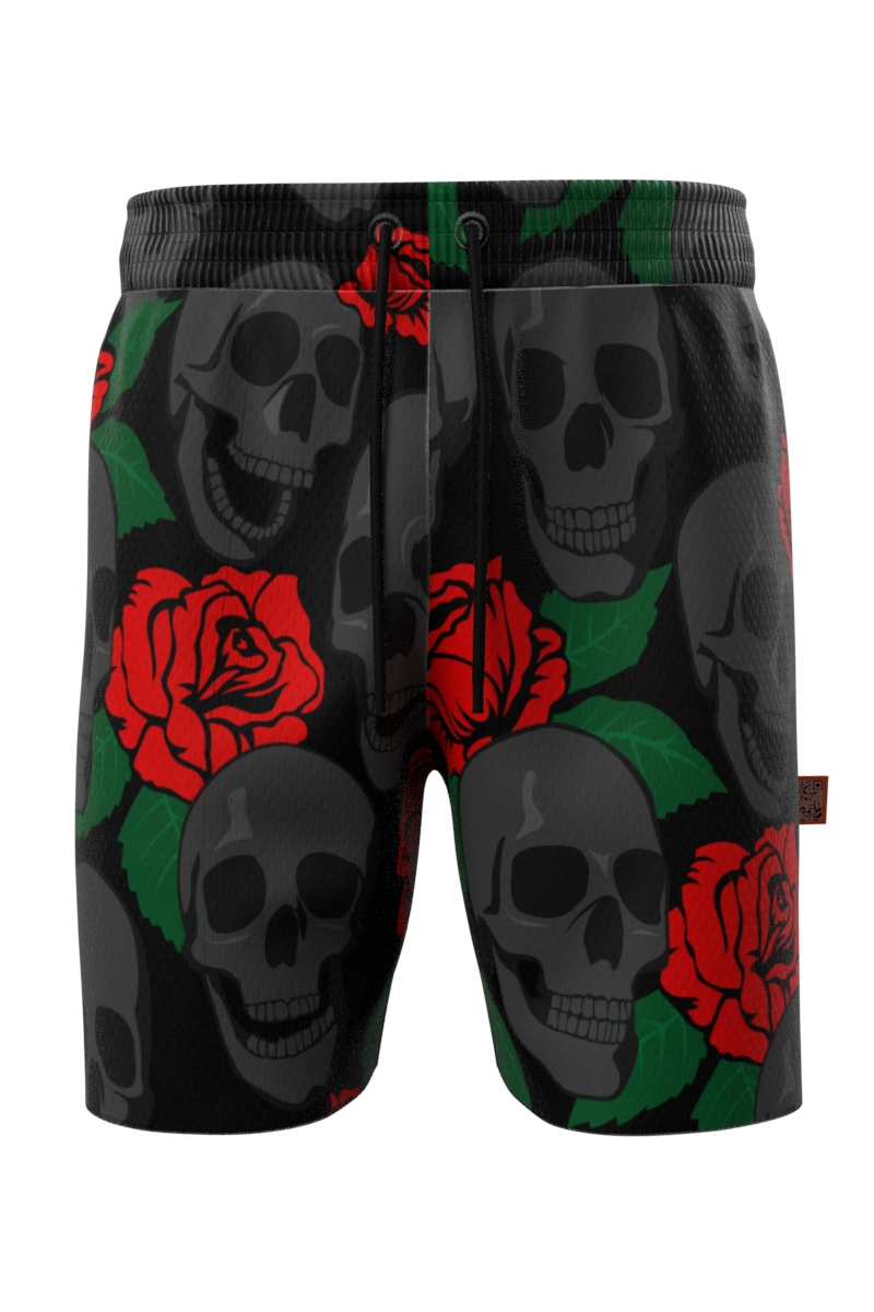 Skulls and Roses Shorts