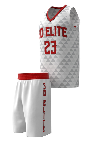 White Basketball Uniform