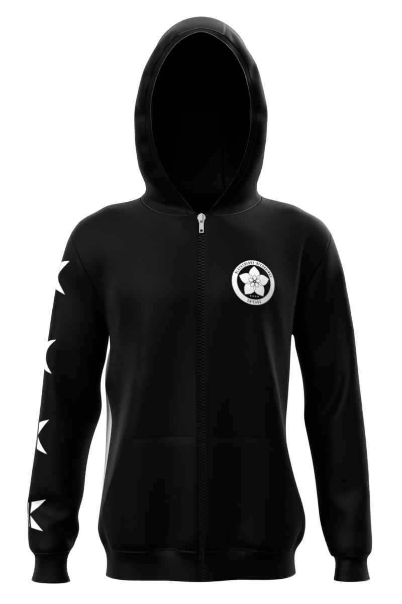 BLACKCHERRY BONUS B ZIP UP HOODIE