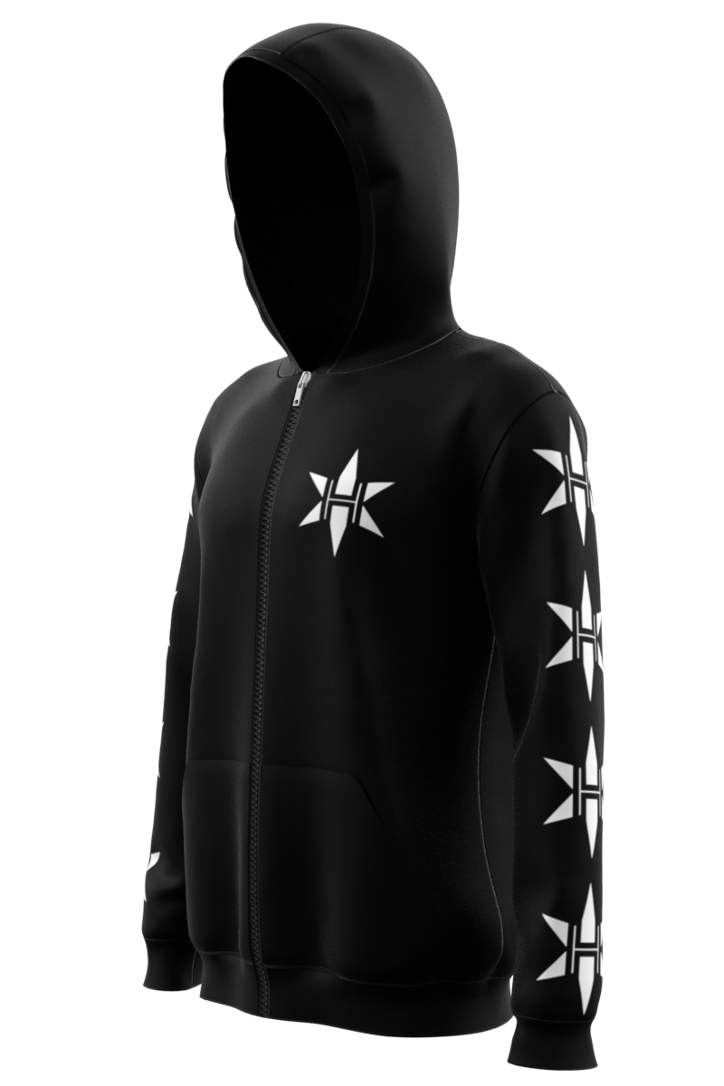 HEATHER ZIP UP HOODIE 2 