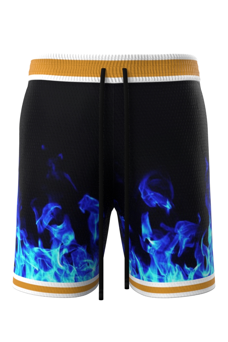 Blue Flame Shorts