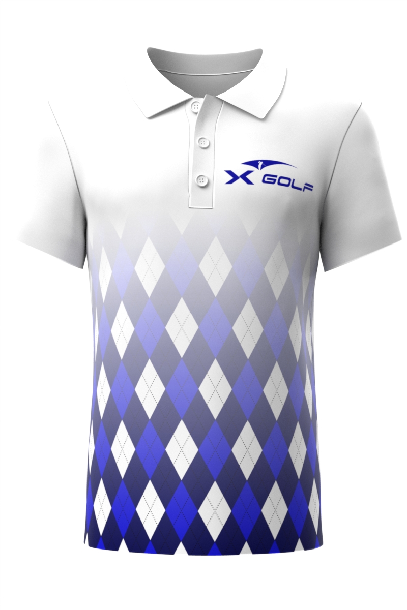Xgolf Argyle Blue