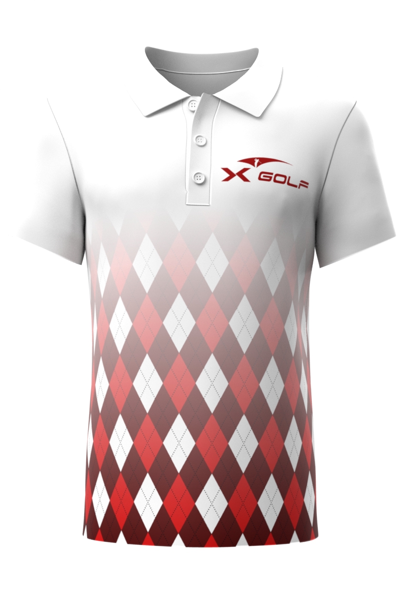 Xgolf Argyle Red