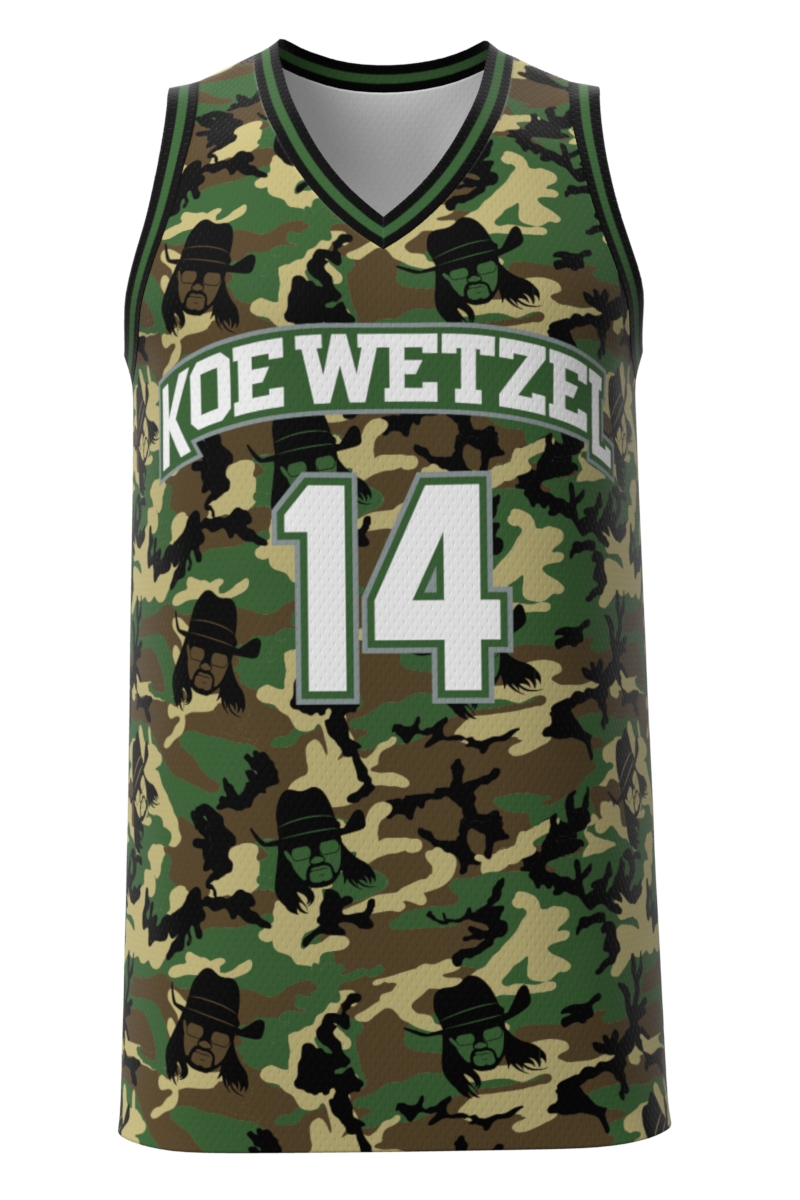 Camo Basketball Jersey 1