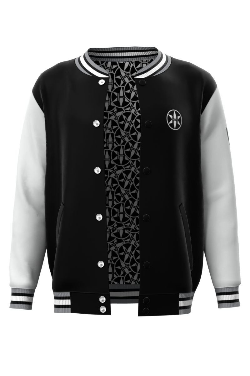 EXPANSE Varsity Jacket White Sleeve