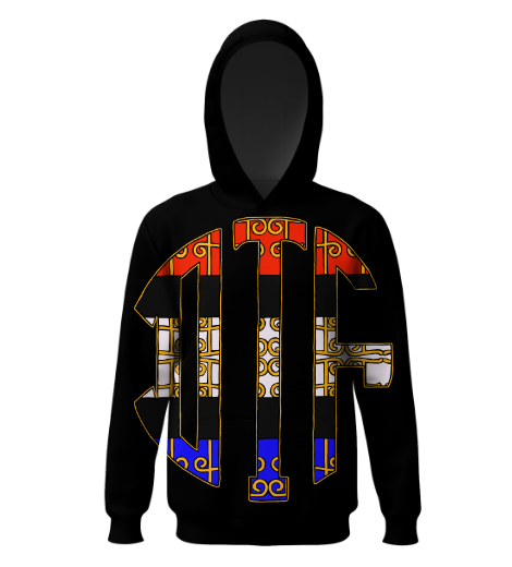 Vowel end hoodie 