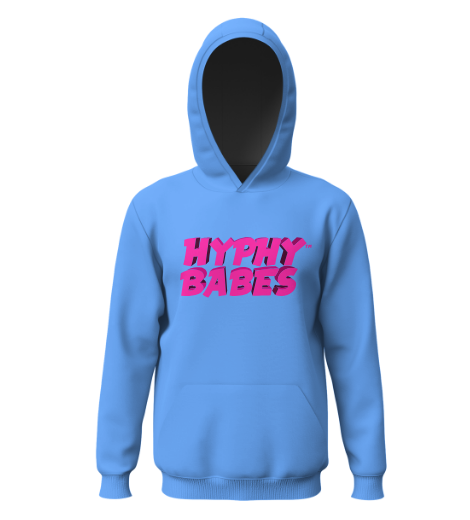 Blue BABES Long Sleeve Hoodie