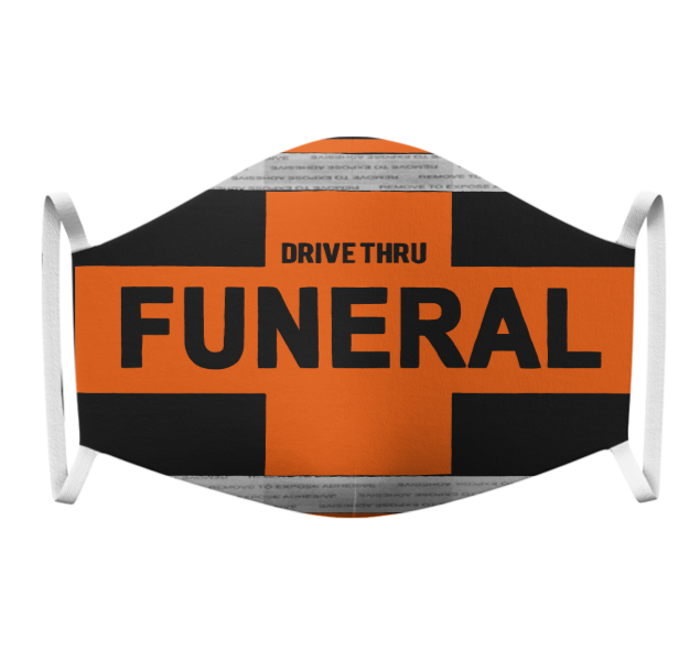 Windshield orange mask 